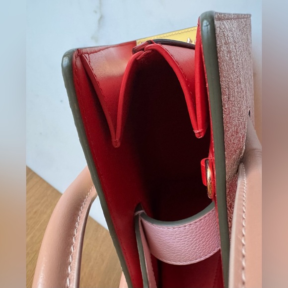 CHRISTIAN LOUBOUTIN - RARE! -  Paloma Watersnake Floral Studded Tote 9” no strap - Picture 14 of 15